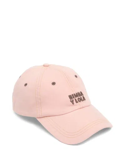 Bimba Y Lola Faded Pink Cotton Cap