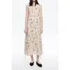 Bimba Y Lola Fancy Flowers Scan A-line Dress In Neutral