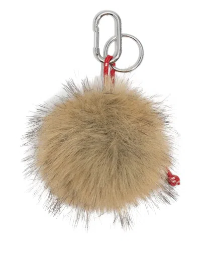 Bimba Y Lola Schlüsselanhänger Aus Faux Fur In Brown