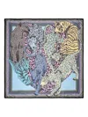 Bimba Y Lola Feline Heart Scarf In Multi