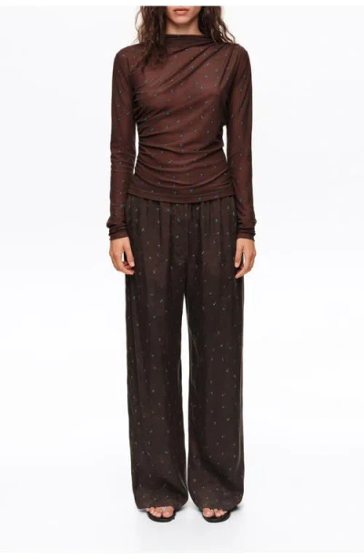 Bimba Y Lola Floral Fluid Jogger Trousers In  Flowers