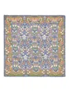 Bimba Y Lola Floral Fringed Scarf In Multi