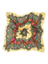 Bimba Y Lola Floral Lace Scarf In Multi