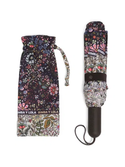 Bimba Y Lola Floral Patchwork Umbrella In Multi