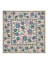 Bimba Y Lola Floral-pattern Scarf In Blue