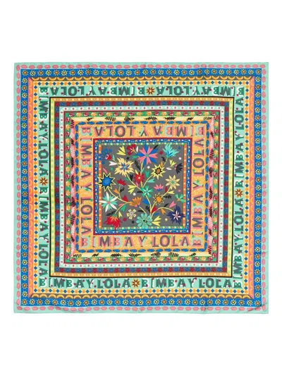 Bimba Y Lola Floral-print Scarf In Multi