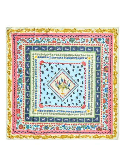Bimba Y Lola Floral-print Scarf In Multi