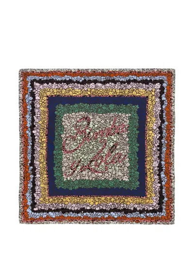 Bimba Y Lola Floral-print Scarf In Multi
