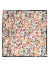 Bimba Y Lola Floral Print Scarf In Neutral
