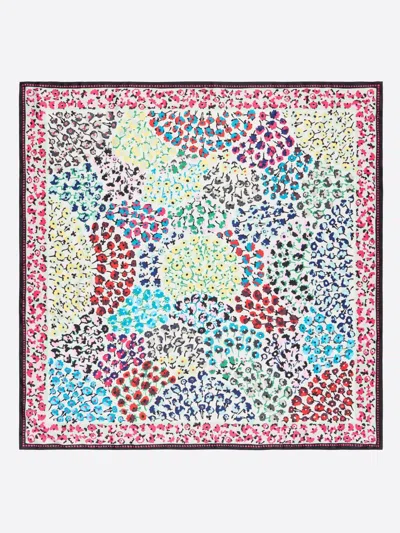 Bimba Y Lola Floral-print Scarf In White