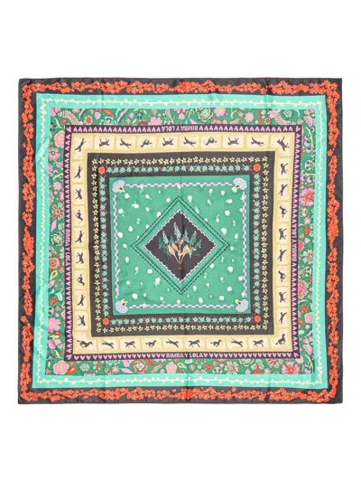 Bimba Y Lola Floral-printed Scarf In Multi