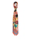 Bimba Y Lola Floral Scarf Charm In Multi