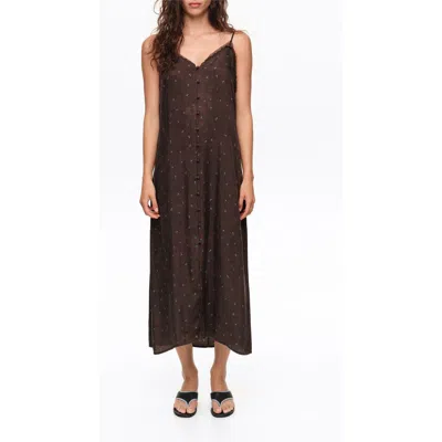 Bimba Y Lola Floral Strap Midi Dress In  Flowers