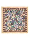 Bimba Y Lola Floral Wool Scarf In Neutral