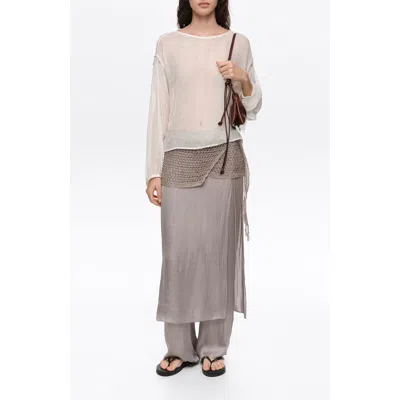 Bimba Y Lola Fluid Ankle Length Skort In Multi