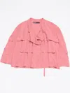 Bimba Y Lola Fluid Double-breasted Jacket In Pink
