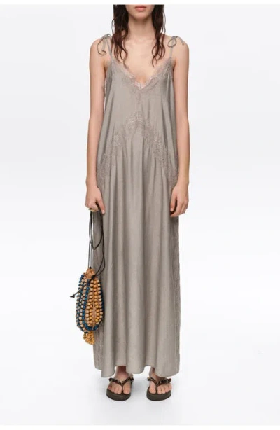 Bimba Y Lola Fluid Dress In Gray