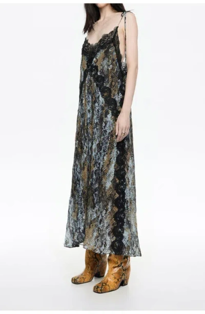 Bimba Y Lola Fluid Lace Dress In Multi