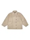 Bimba Y Lola Fringe-detail Buttoned Coat In Brown