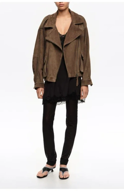 Bimba Y Lola Full-length Leggings In Brown