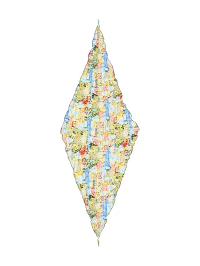 Bimba Y Lola Full Mask Scarf In Yellow