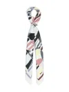 Bimba Y Lola Geometric-pattern Scarf In Multi