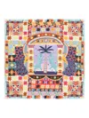 Bimba Y Lola Geometric-print Scarf In Purple