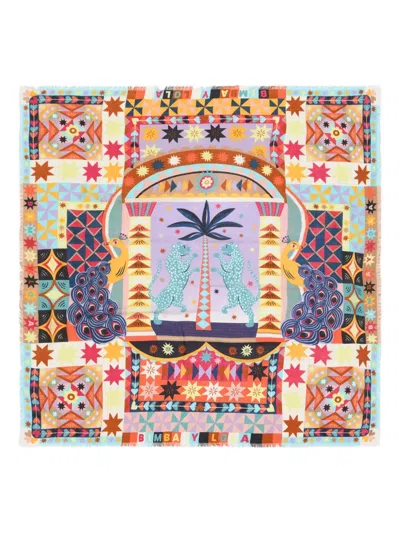 Bimba Y Lola Geometric-print Scarf In Multi