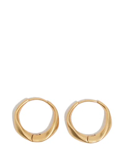 Bimba Y Lola Gold-tone Hoop Earrings