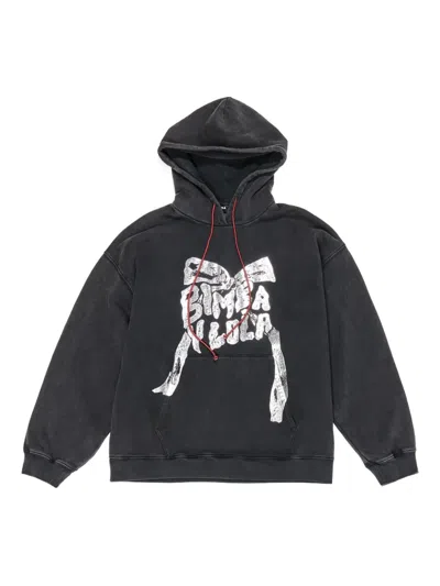Bimba Y Lola Graphic Hoodie In Gray