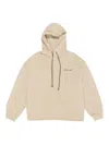 Bimba Y Lola Graphic-print Cotton Hoodie In Neutral