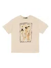 Bimba Y Lola Graphic-print Cotton T-shirt In Neutral