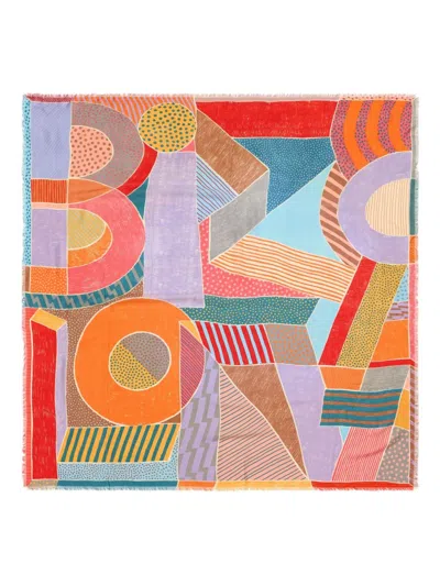 Bimba Y Lola Graphic-print Scarf In Multi