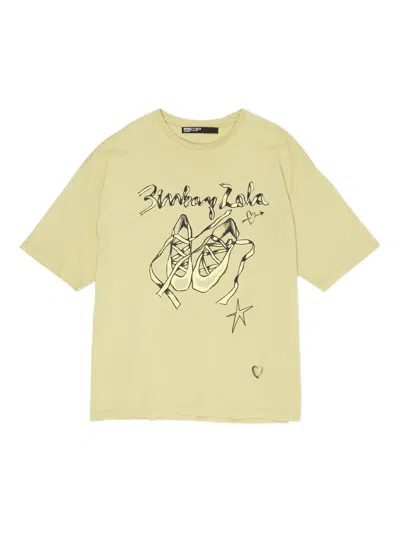 Bimba Y Lola Graphic-print T-shirt In Neutral