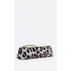 Bimba Y Lola Gray Leopard Print Nylon Case