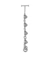 Bimba Y Lola Heart Chain Bracelet In Metallic