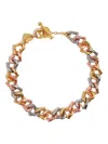 Bimba Y Lola Heart Chain Necklace In Gold