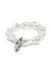 Bimba Y Lola Heart-charm Bracelet In White