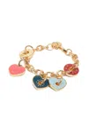 Bimba Y Lola Heart-charm Chain Bracelet In Multi
