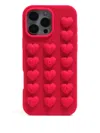 Bimba Y Lola Heart-detail Silicone Phone Case In Red