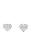 Bimba Y Lola Heart Earrings In Metallic