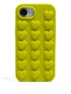 Bimba Y Lola Heart-embellished Iphone 16 Case In Green