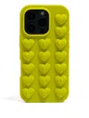 Bimba Y Lola Heart-embellished Iphone 16 Pro Case In Green