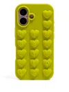 Bimba Y Lola Heart-embellished Phone Case In Green