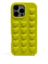 Bimba Y Lola Heart-embellished Phone Case In Green