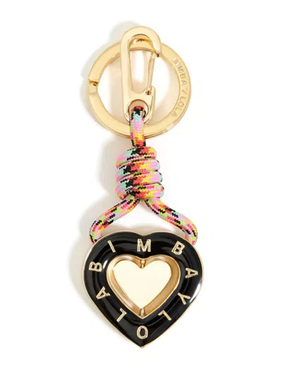 Bimba Y Lola Heart Key Ring In Gold