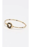 Bimba Y Lola Heart Logo Rigid Bracelet In Gold