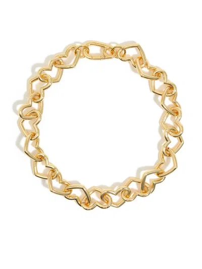 Bimba Y Lola Heart-motif Chain Necklace In Gold