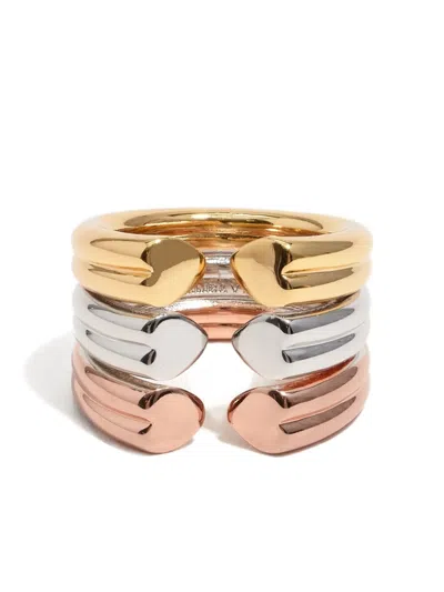 Bimba Y Lola Heart-motif Ring In Gold