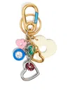 Bimba Y Lola Heart-pendants Keyring In Gold
